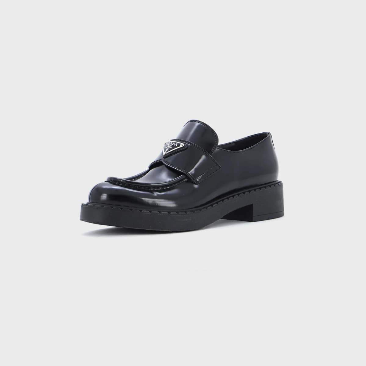 Prada Triangle Loafers